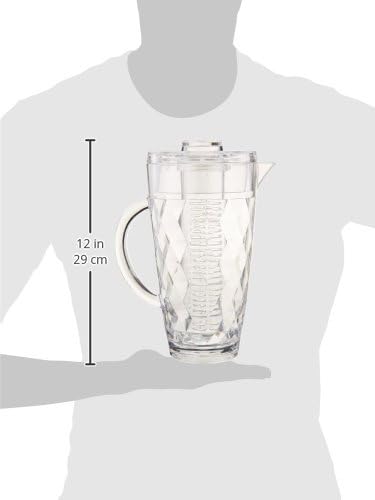 Prodyne Acrylic Diamond-Cut 70 oz. Fruit Infusion Pitcher