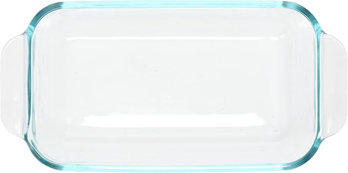 Pyrex 1.5-Quart Clear Basics Glass Loaf Pan (Set of 2)