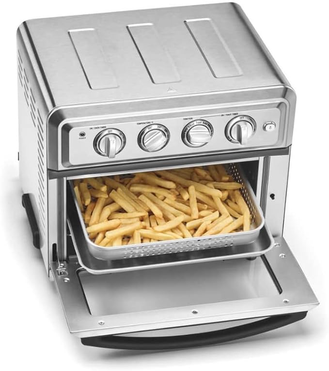 Cuisinart Non-Stick Airfryer Basket, Compatible with TOA-60, AND TOA-65, ANS-TOA2528, Silver