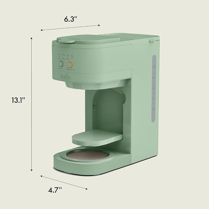BELLA VersaBrew 2-in1 Coffee Maker, K-Cup compatible, Brew 3 Sizes Carafes & - Image 8