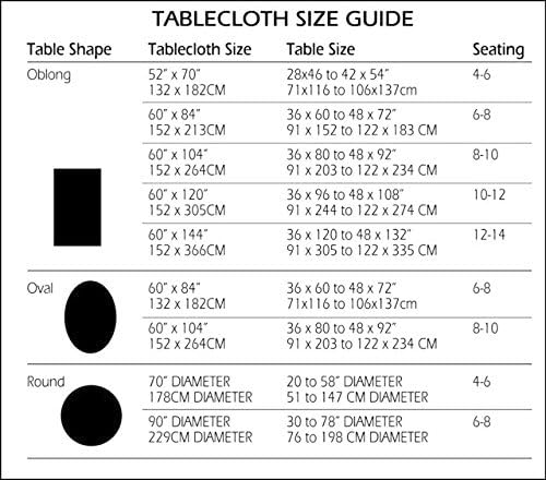 Home Bargains Plus Hotel Quality Crystal Clear Vinyl Tablecloth Protector, 6 Gauge Heavy Duty Thick Vinyl Super Clear Tablecloth Cover, 60" x 102" Oblong/Rectangular