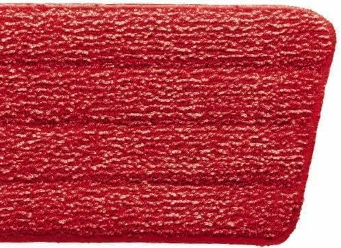 Rubbermaid Reveal Spray Mop Replacement Head, Red, Reusable Wet Mop Microfiber Pad for Floor Cleaning in Kitchen/Bathroom/Kitchen/School