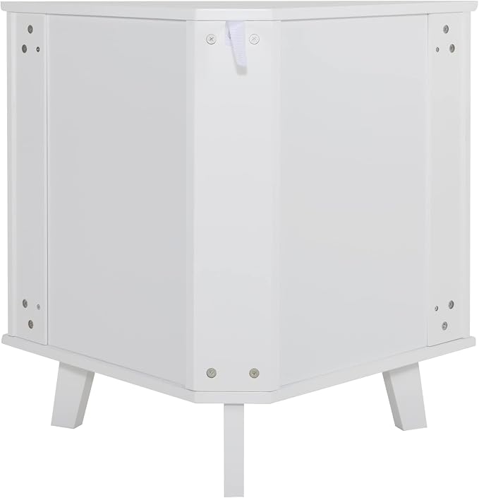 Scurrty Small Corner Table, Free-Standing Shelf Stand Storage Organizer - Image 10