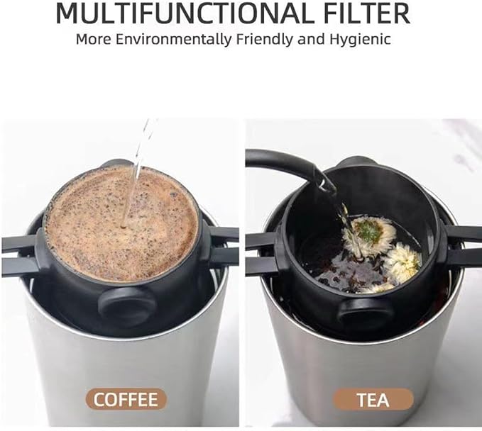 Reusable Steel Coffee Filter Funnel - Image 8