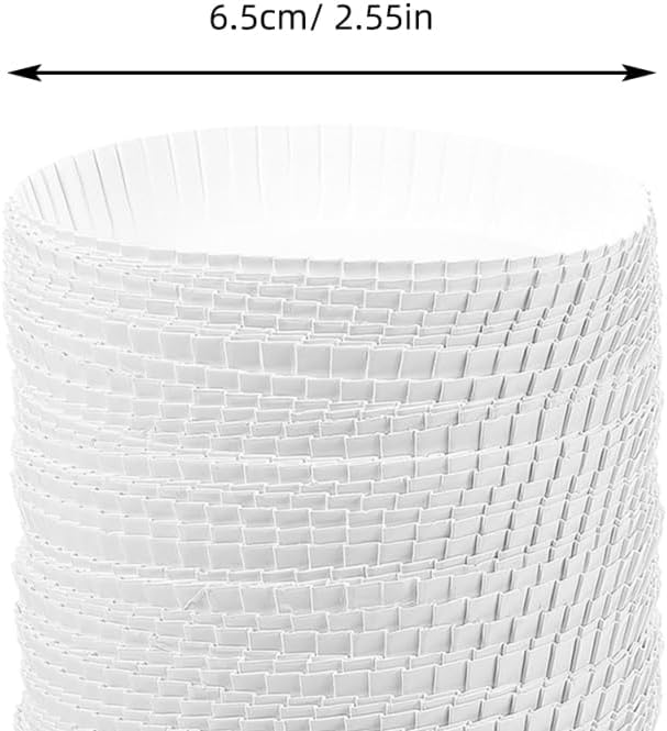 Baluue 100Pcs Disposable Paper Cup Covers 2.55 Inch Hot Cup Lids Drinking Lids - Image 9