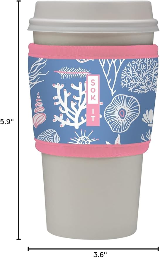 Sok It HotSok Coffee & Tea Reusable Insulated Neoprene Cup Sleeve - Image 7