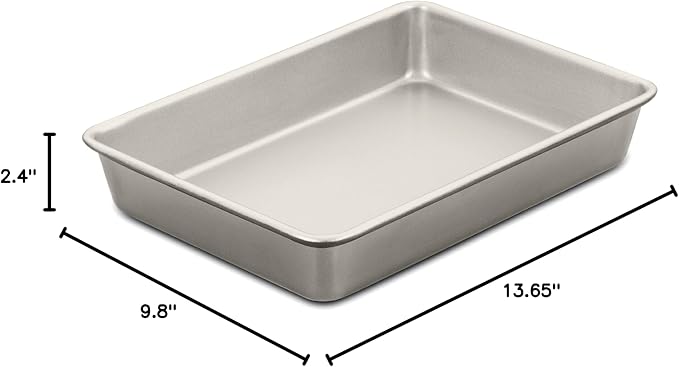 Cuisinart 13 by 9-Inch Chef's Classic Nonstick Bakeware Cake Pan, Champagne