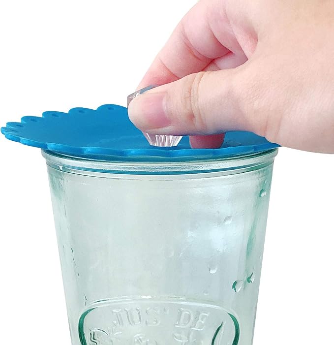 allydrew Silicone Cup Lids, Anti-Dust Leak-Proof Coffee Mug Covers - Image 6
