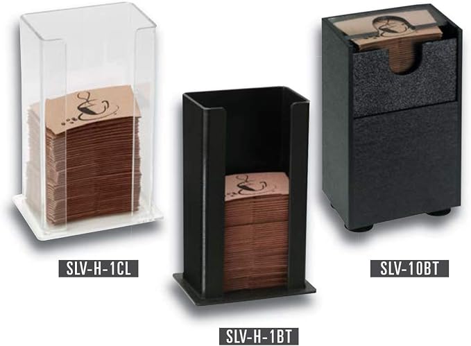 DISPENSE-RITE SLV-H-1BT Countertop Coffee Sleeve Dispenser, Durable Black - Image 3
