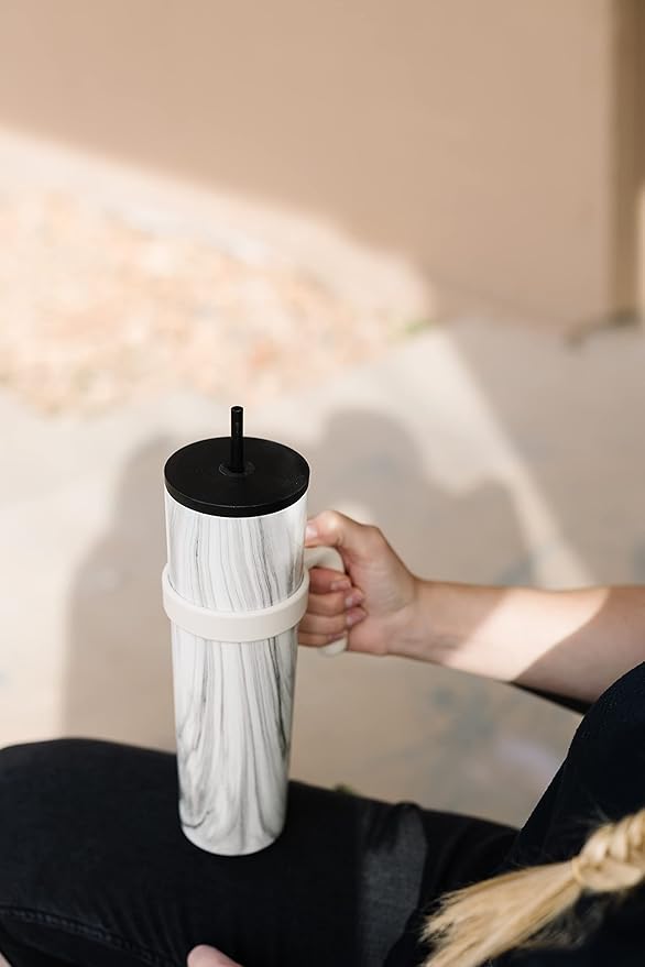 Simple Modern Classic Tumbler Handle | Reusable Handles ONLY Fit Classic Tumbler | Dishwasher Safe & BPA Free Accessory | Classic Collection | Midnight Black