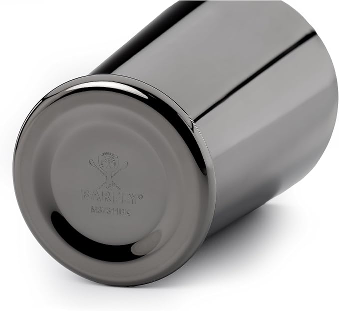 Barfly Cocktail Shaker with Weighted Bottom, Deluxe 18 oz, Gunmetal Black - Image 5