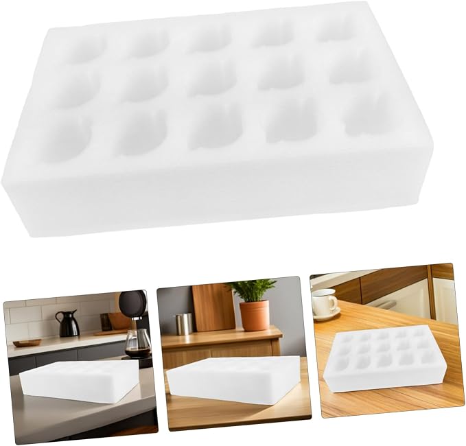 Foam Drink Carrier Tray 15-Hole Cup Holder - Image 9