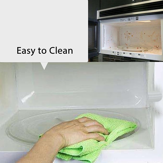 Microwave Glass Plate 14 1/8 inch - Exact Replacement for Microwave Turntable Part Numbers W10531726 / W11358813 and W11402532 - Dishwasher Safe
