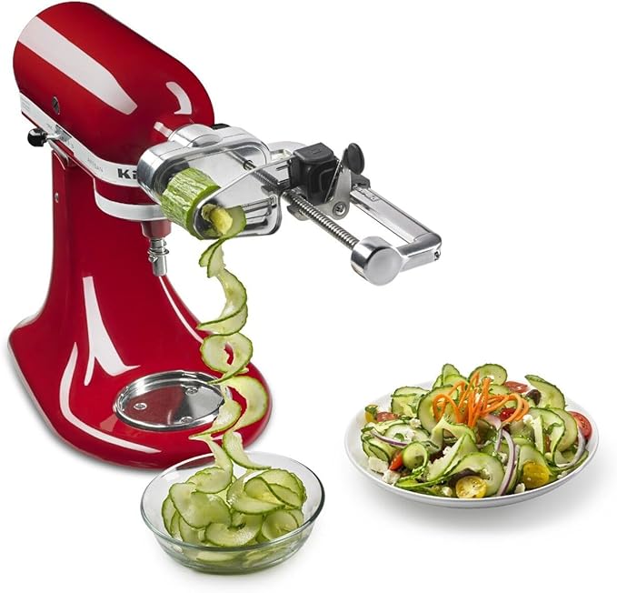 KitchenAid 7 Blade Spiralizer Plus with Peel, Core and Slice - KSM2APC