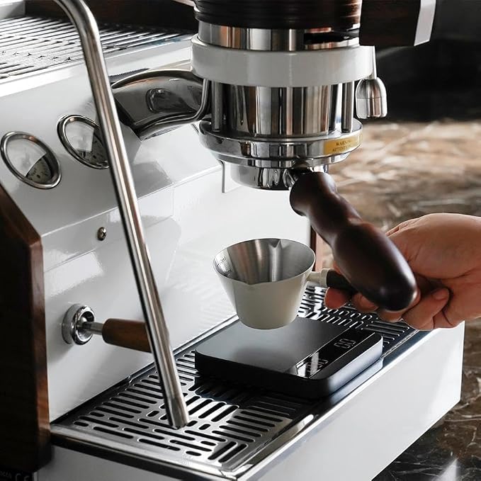 watchget Stainless Steel Espresso Cups, Double Spout & Dual Scale Measuring Cup - Image 8
