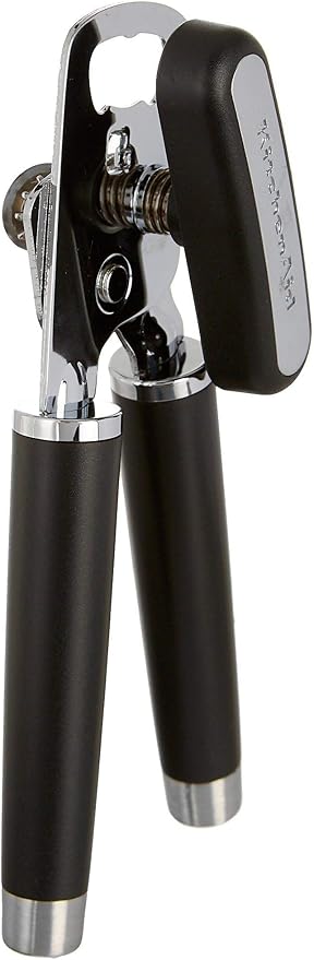 KitchenAid Gourmet Multifunction Can Opener/Bottle Opener, 8.36-Inch, Black