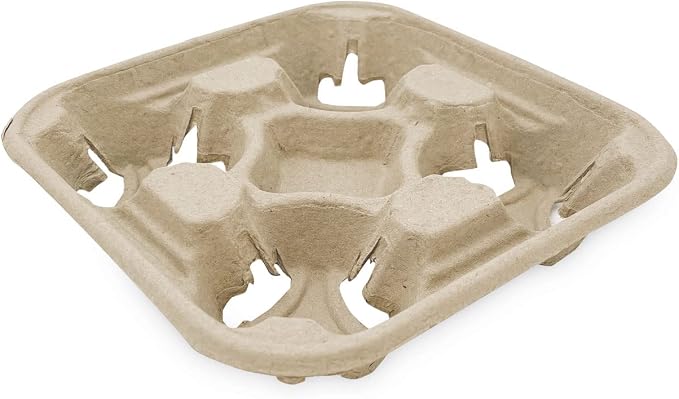 Boardwalk BWK4CUPCARRIER Four Cup Carrier Tray - Image 4