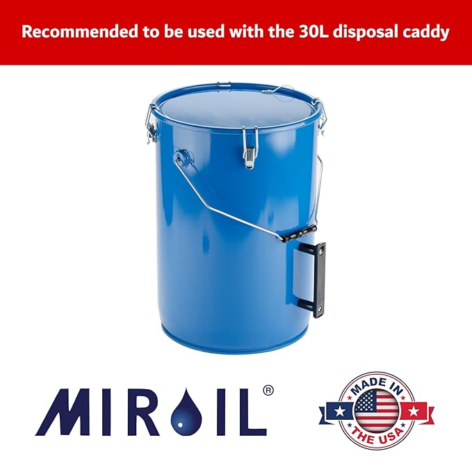 Miroil CONE2B Small Fryer Filter Bag & D Size Frame, MirOil EZ Flow Filter Bag and Frame Combination Set, Ideal for use with MirOil 30L Oil Caddy, Part 02742, Durable, Easy to Clean with Hot Water