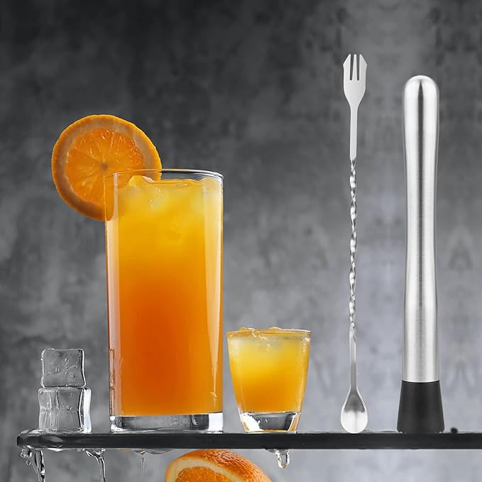tifanso Muddler for Cocktails, Stainless Steel Stirrer, Bar Accessories Tools - Image 7