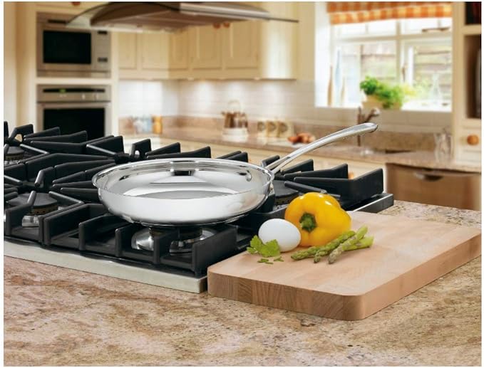 Cuisinart 422-24 Contour Stainless 10-Inch Open Skillet