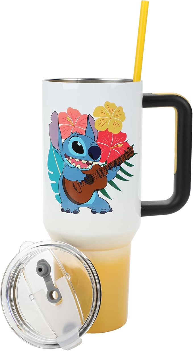 Disney's Stitch Hawaiian 40 Oz. Stainless Steel Tumbler