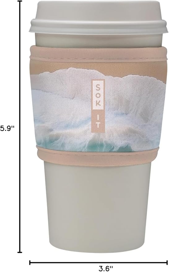 Sok It HotSok Coffee & Tea Reusable Insulated Neoprene Cup Sleeve - Image 7