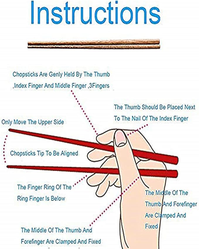 50-Pairs Wooden Chopsticks, Dishwasher Safe Chopstick,ReusableNatural Healthy, Chinese Classic Style for Kitchen, Dining Room, Gourmet, Noodles (9.8 Inch)