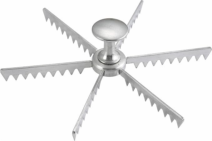 Winco Winware Aluminum 6-Cut Pie and Cake Marker