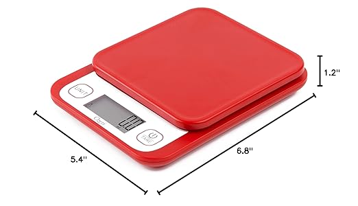 Ozeri Garden and Kitchen Scale II, with 0.1 g (0.005 oz) 420 Variable Graduation Technology