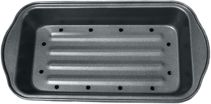 Evelots 2 Sets Meatloaf Pan-2 Piece Set-Drains Fat-Non Stick-Bread-More Flavor
