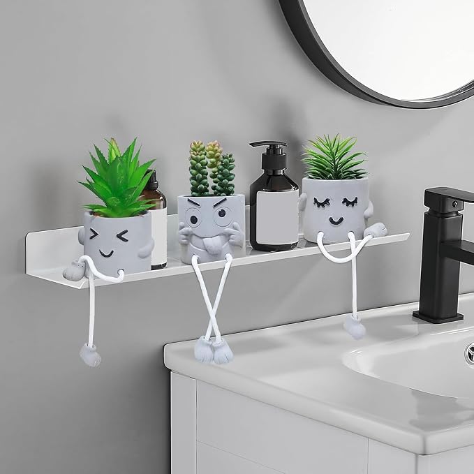 MAKHOT Artificial Succulents Potted Plant Set, Faux Succulents Office - Image 8