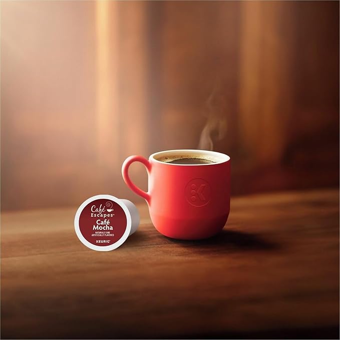 Cafe Escapes™ Single-Serve Coffee K-Cup® Pods, Cafe Mocha, Carton Of 24