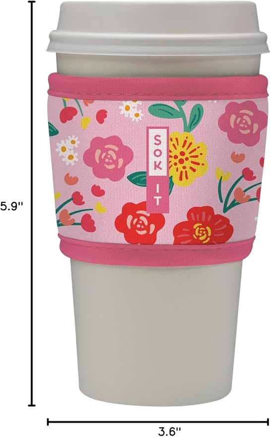 Sok It HotSok Coffee & Tea Reusable Insulated Neoprene Cup Sleeve - Image 7