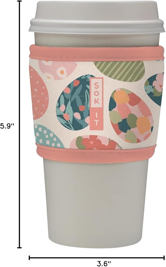 Sok It HotSok Coffee & Tea Reusable Insulated Neoprene Cup Sleeve - Image 7