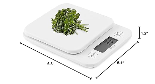 Ozeri Garden and Kitchen Scale II, with 0.1 g (0.005 oz) 420 Variable Graduation Technology