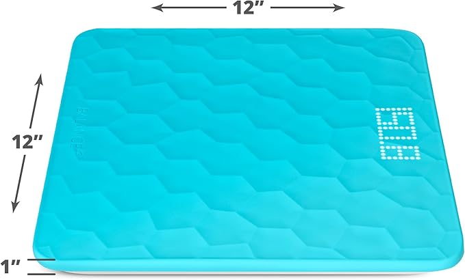 Greater Goods Colorful Designer Bathroom Scale: Non-Slip Silicone Cover, Hidden LED Display, Spot-On Precision, 400 lb Capacity