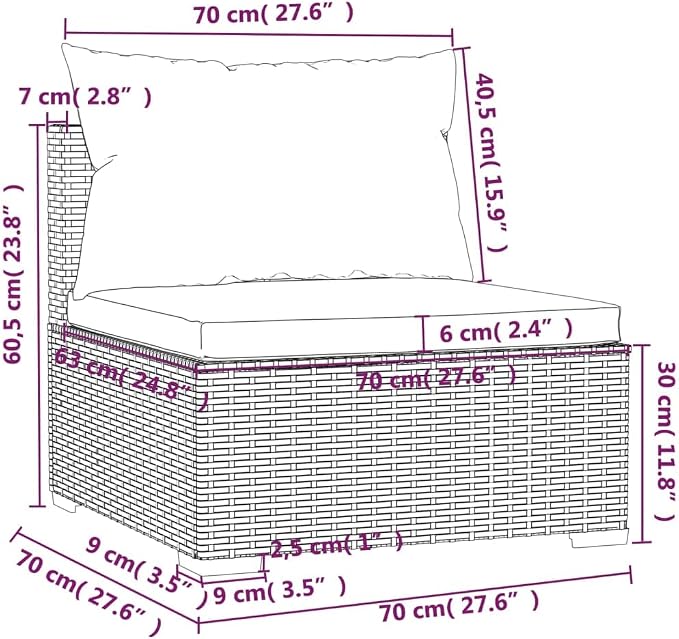 6-Piece Garden Lounge Set - Image 7