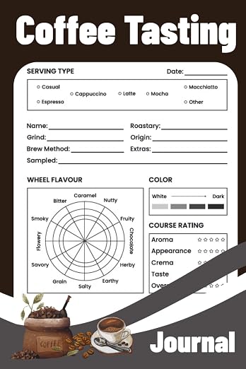 Coffee Tasting Journal Log Book: Record Flavor Notes, Brewing Methods & Origins by Unknown