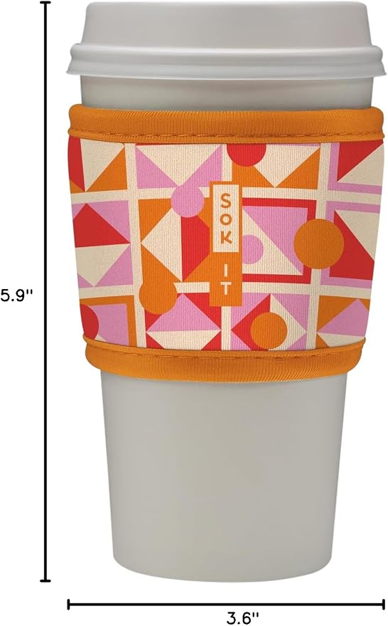 Sok It HotSok Coffee & Tea Reusable Insulated Neoprene Cup Sleeve - Image 7