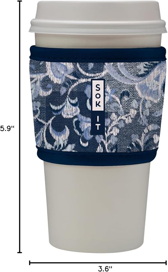 Sok It HotSok Coffee & Tea Reusable Insulated Neoprene Cup Sleeve - Image 7