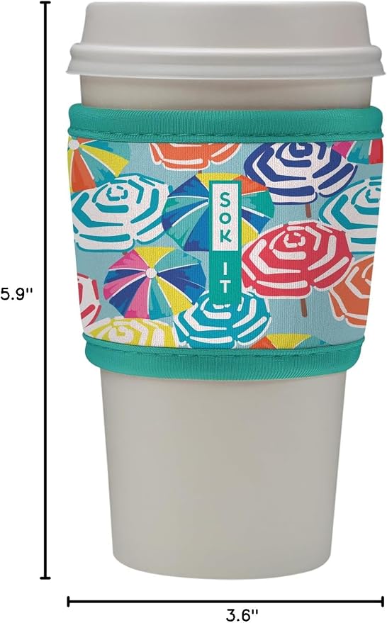 Sok It HotSok Coffee & Tea Reusable Insulated Neoprene Cup Sleeve - Image 7