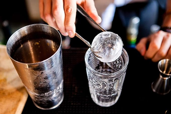 Bormioli Rocco Romantic Set Of 6 Cooler Glasses, 16 Oz. Clear Crystal Glass, Made In Italy.