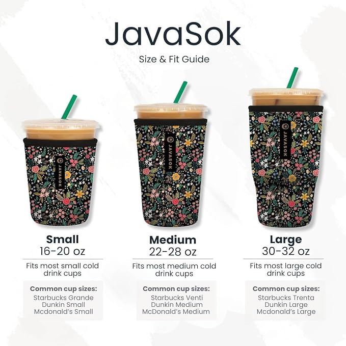 Sok It JavaSok Iced Coffee & Cold Soda Insulated Neoprene Cup Sleeve - Image 5