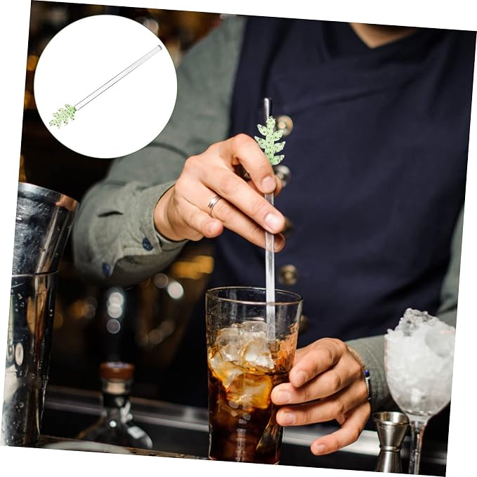 Ciieeo Stirring Rod Bar Drink Swizzle Stick Reusable Cocktail Mixing Tool - Image 9