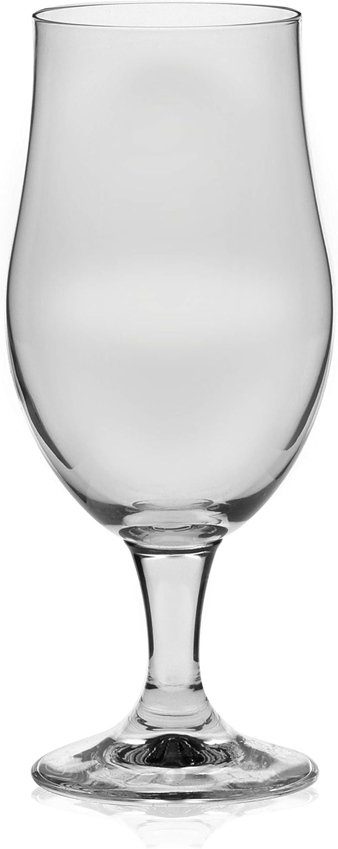 Libbey Crafts Brew Belgian Tulip Beer Glass Set, Elegant Belgian Beer Glasses Set of 6 for Belgian Ale, Dishwasher Safe Gift Set for Beer Lovers