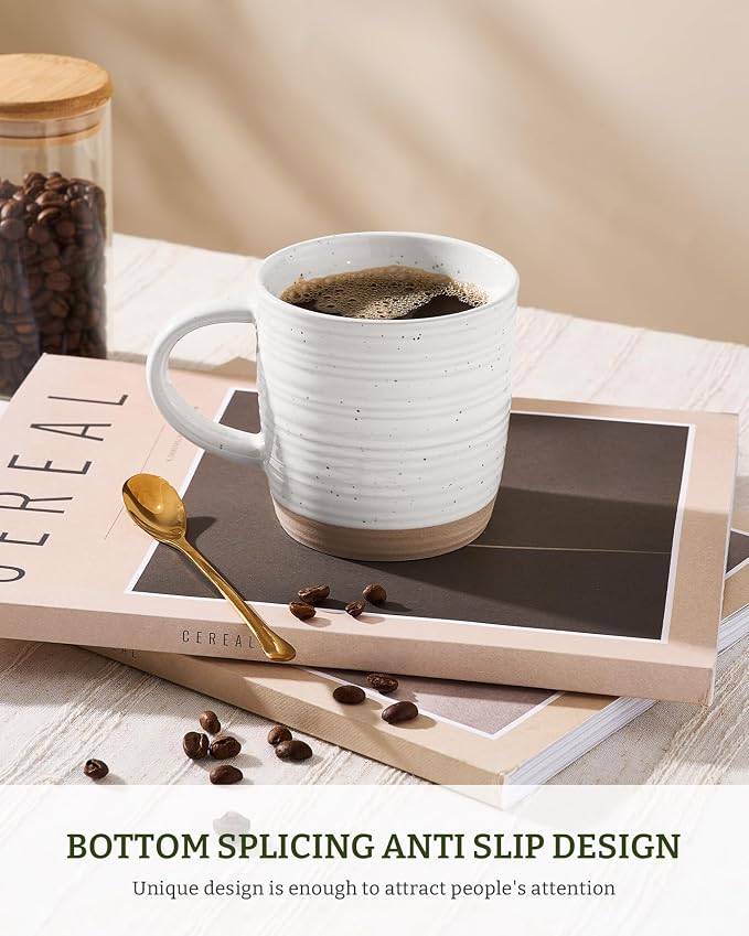 famiware Coffee Mugs Set of 6, 13 oz Mug Set, Ceramic Cup Set - Image 8