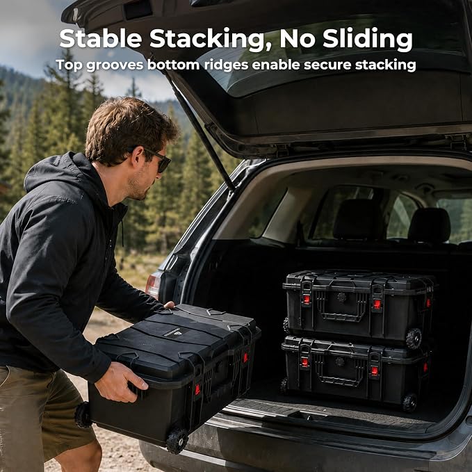 Weatherproof Hard Case, Stackable Trolley Case - Image 10