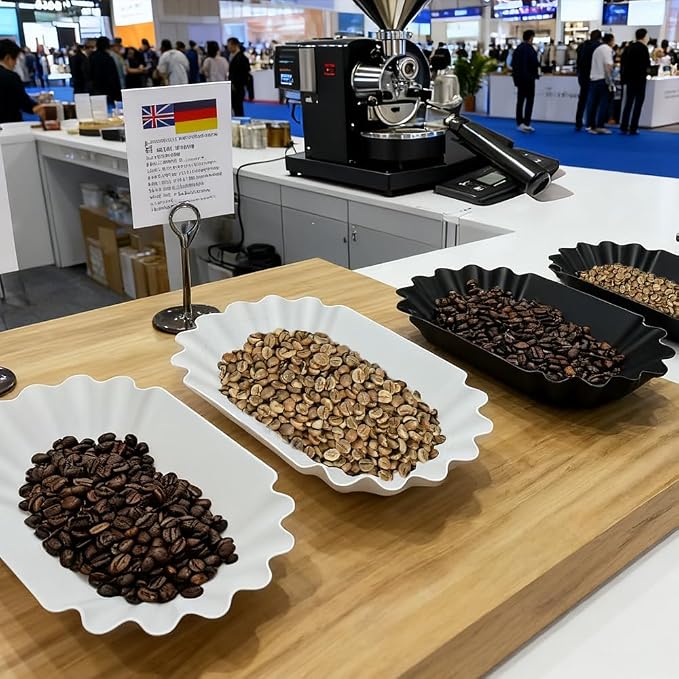 CAFEMASY Coffee Beans Cupping Sample Tray Reusable Plastic Plate - Image 7