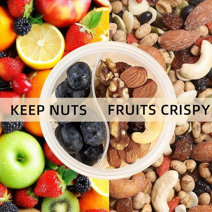 4 Pack Overnight Oats Containers with Lids and Handles, Folding Spoons & Divided Compartments for Fruit & Nuts, 16oz Glass Mason Jars for Oatmeal, Meal Prep & Breakfast (Blue/Green/Yellow/Green)