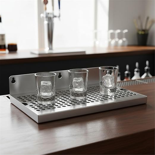 Stainless Steel Drip Tray, Wall Mount Non-Slip Drain Tray - Image 9